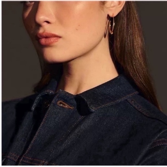 New! Anthropologie Goldie Tear Drop Earrings (3039) NWOT - Picture 3 of 4